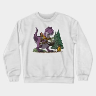 T-Rex Dinosaur Digger Crewneck Sweatshirt